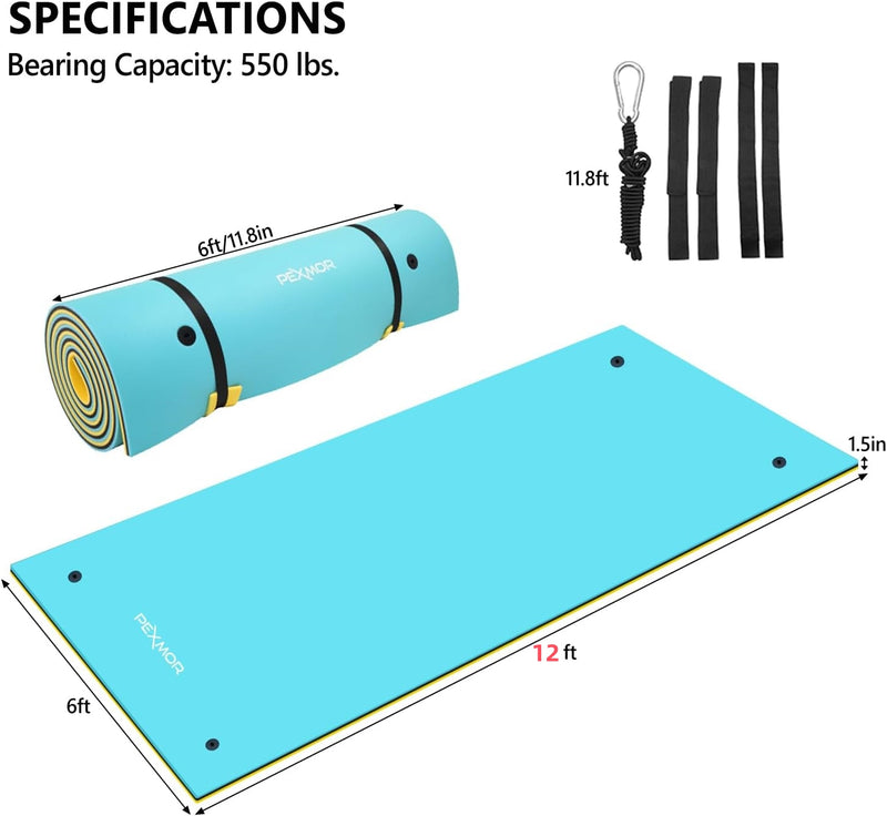 Load image into Gallery viewer, PEXMOR Foam Floating Water Mat