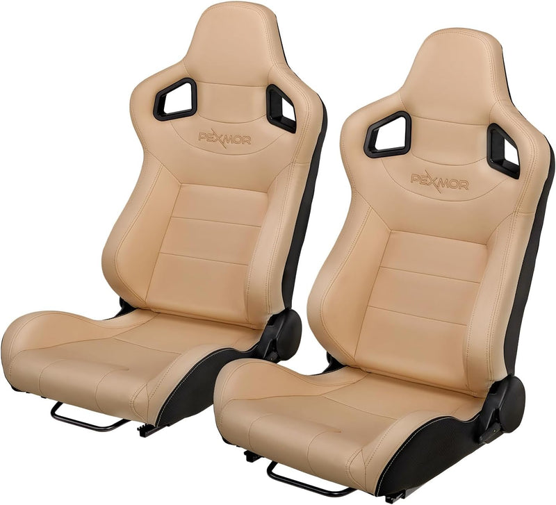 Load image into Gallery viewer, PEXMOR Universal Racing Seats Pair with Dual Sliders