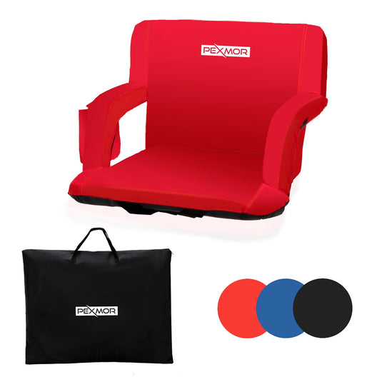 PEXMOR Portable Bleachers Padded Seats