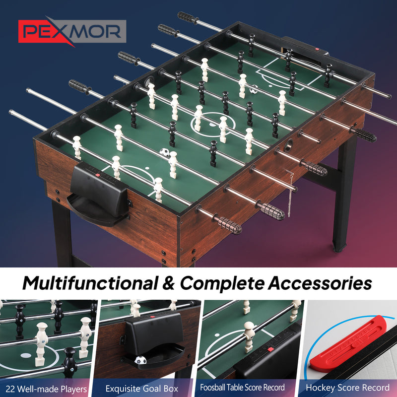 Load image into Gallery viewer, PEXMOR 48" 10-in-1 Combo Game Table Set Hockey Pool Ping Pong