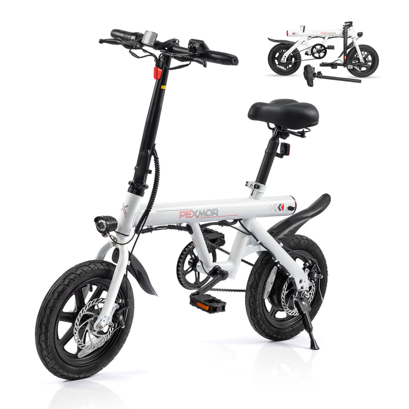 Load image into Gallery viewer, PEXMOR 14" Folding Electric Bike Commuter E-Bike with 350W Motor (Peak 500W)