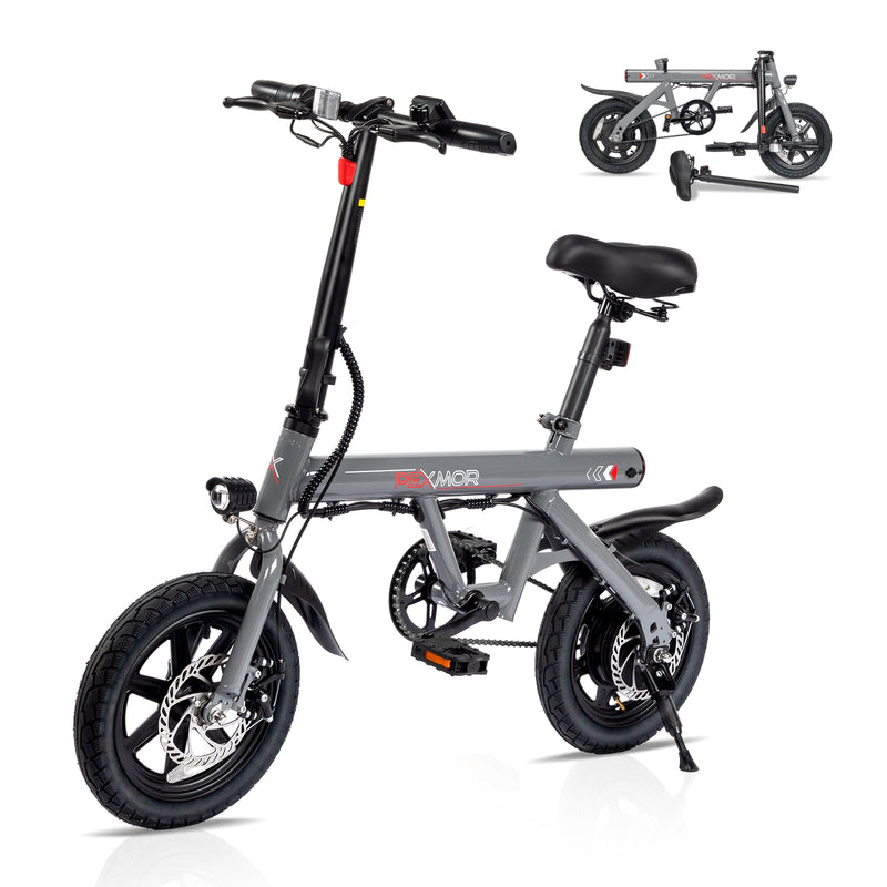Load image into Gallery viewer, PEXMOR 14" Folding Electric Bike Commuter E-Bike with 350W Motor (Peak 500W)