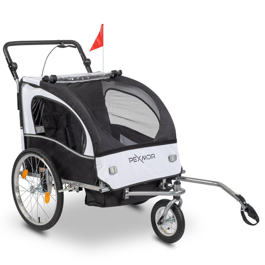 PEXMOR 2-in-1 Kids Bike Trailer Carrier