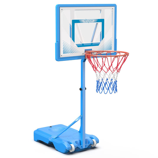 PEXMOR Pool Basketball Hoop Portable Backboard Stand