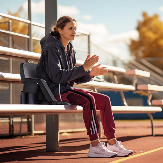PEXMOR Portable Bleachers Padded Seats with Bags
