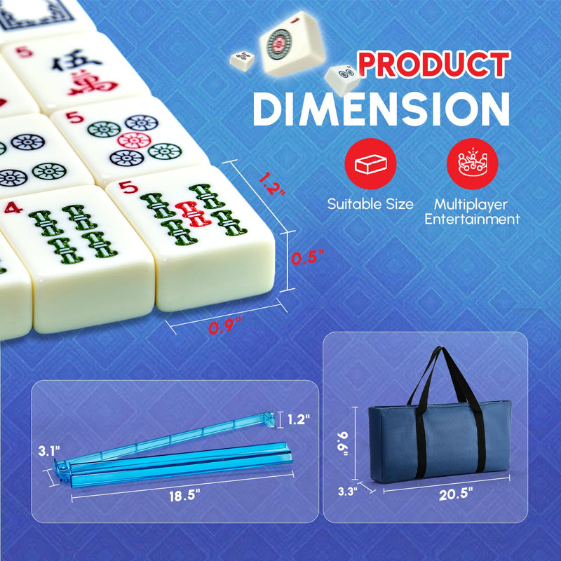 Load image into Gallery viewer, PEXMOR American Mahjong Game Set 166 Premium White American Mahjong Tile