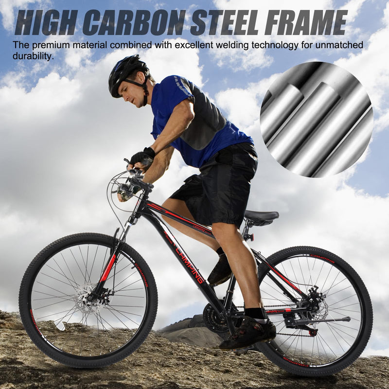 Load image into Gallery viewer, 27.5" Adult 21-Speed Mountain Bike with Double Disc Brake