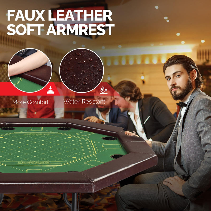 Load image into Gallery viewer, PEXMOR Portable 8 Player Foldable Poker Table