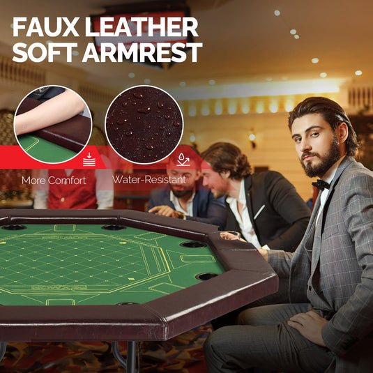 PEXMOR Foldable 8 Player Poker Table