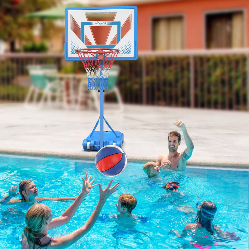 Load image into Gallery viewer, PEXMOR Pool Basketball Hoop Portable Backboard Stand