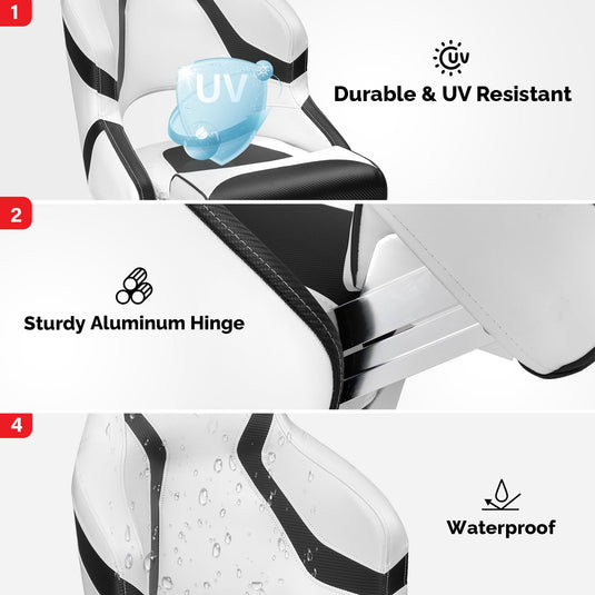 PEXMOR Boat Seats Waterproof with Cover