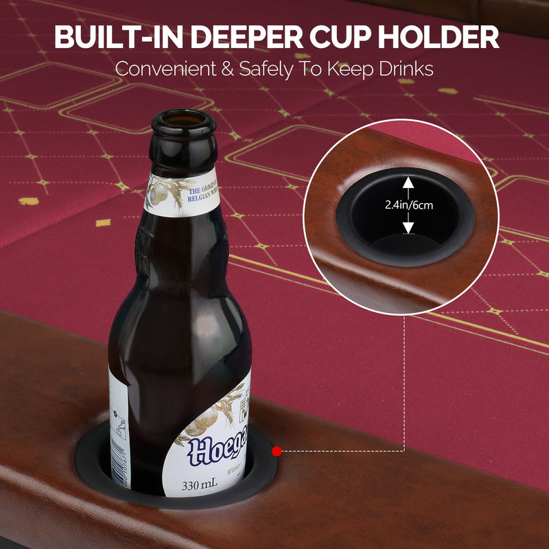 Load image into Gallery viewer, PEXMOR Foldable Game Table 10 Player Poker Table