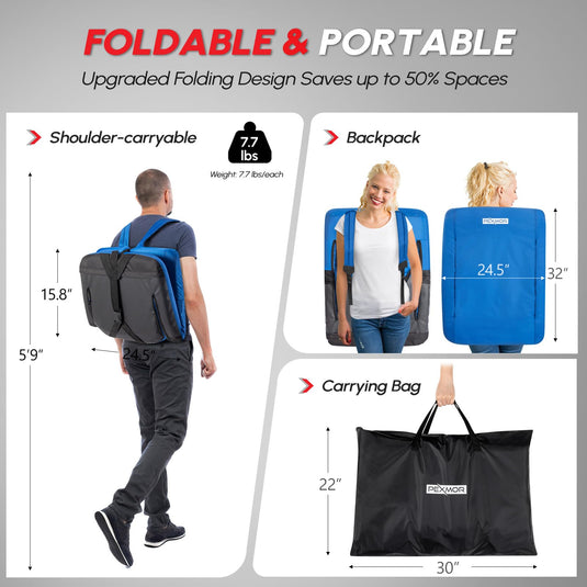 PEXMOR Folding Stadium Seats with Back Support