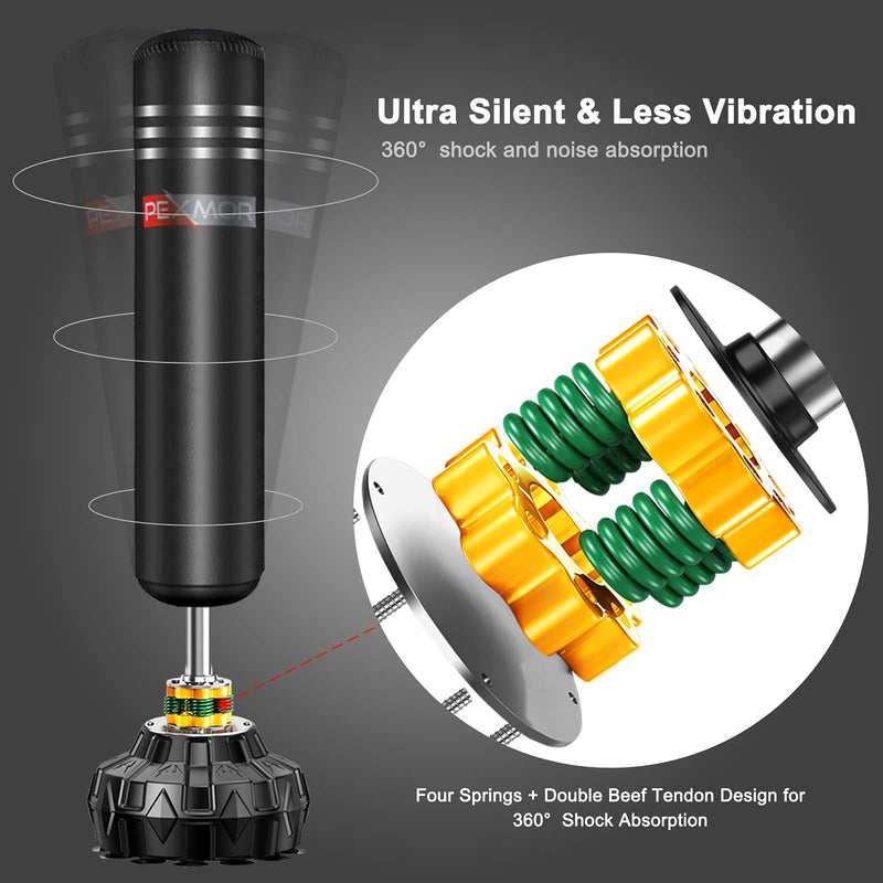 Load image into Gallery viewer, PEXMOR Freestanding Punching Bag Heavy Duty with Vibration Absorption
