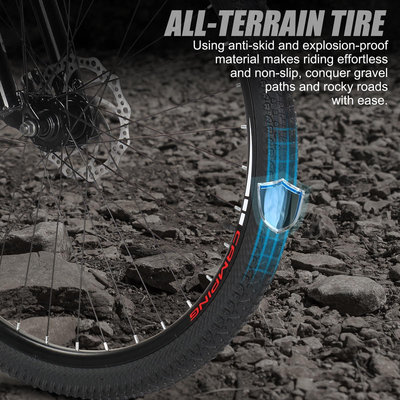 Load image into Gallery viewer, 27.5" Adult 21-Speed Mountain Bike with Double Disc Brake