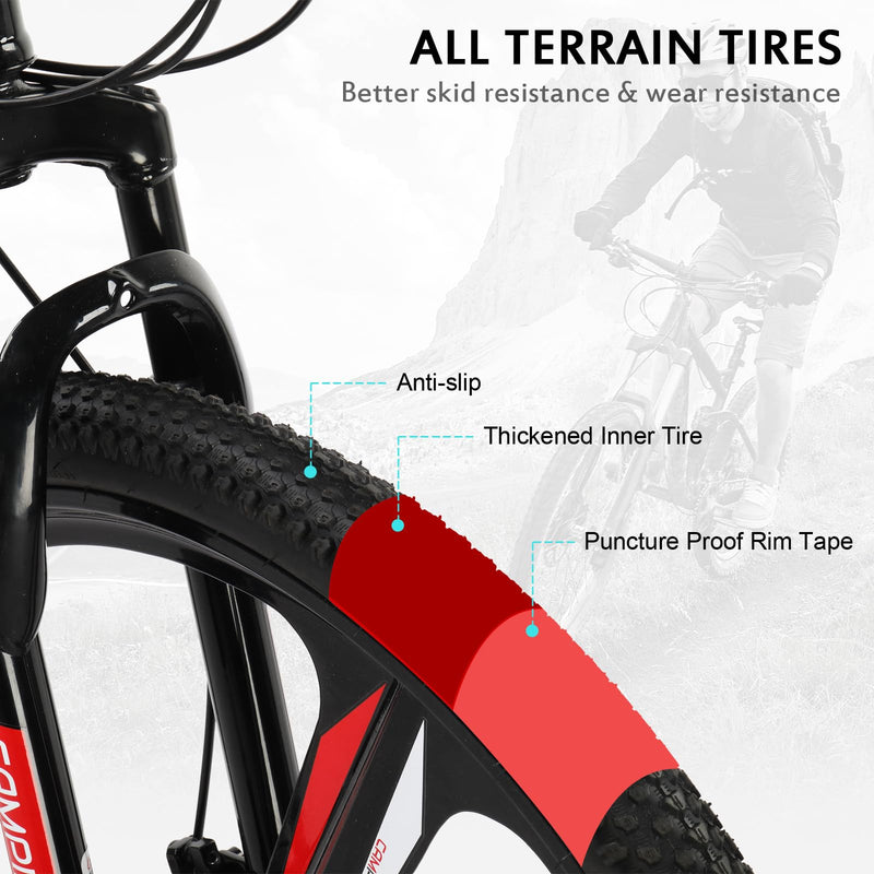 Load image into Gallery viewer, 26" Foldable Mountain Bike 21-Speed Bikes for Adults with Dual Disc Brakes