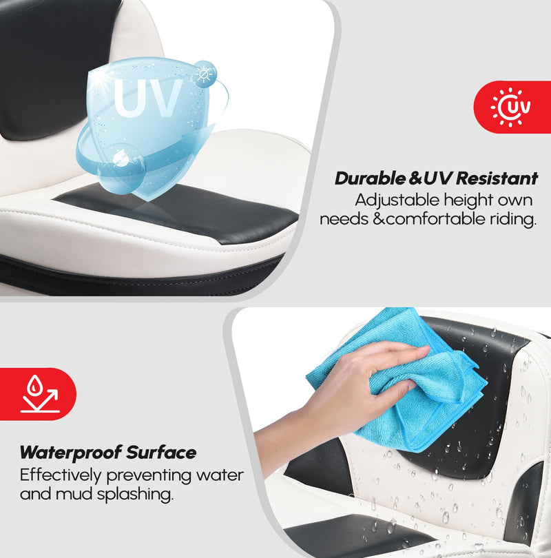 Load image into Gallery viewer, PEXMOR 2pc Fishing Boat Seats with Back Waterproof Soft Cushion