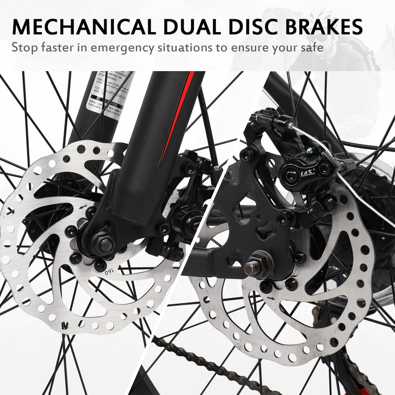 Load image into Gallery viewer, 26" Mountain Bike 21-Speed Shifting System with 4" Fat All Terrain Tires