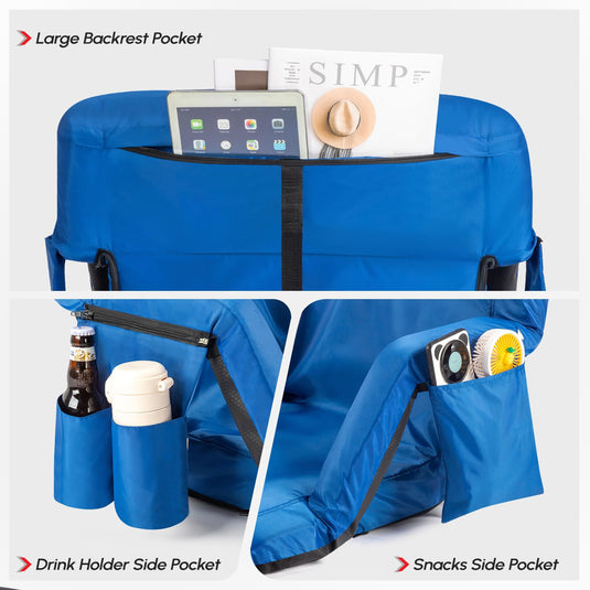 PEXMOR Folding Stadium Seats with Back Support
