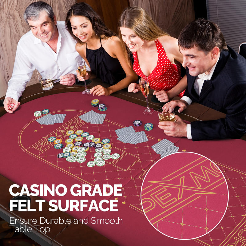 Load image into Gallery viewer, PEXMOR Foldable Game Table 10 Player Poker Table