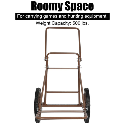 PEXMOR Folding Deer Cart 500lbs with 17'' Wheels