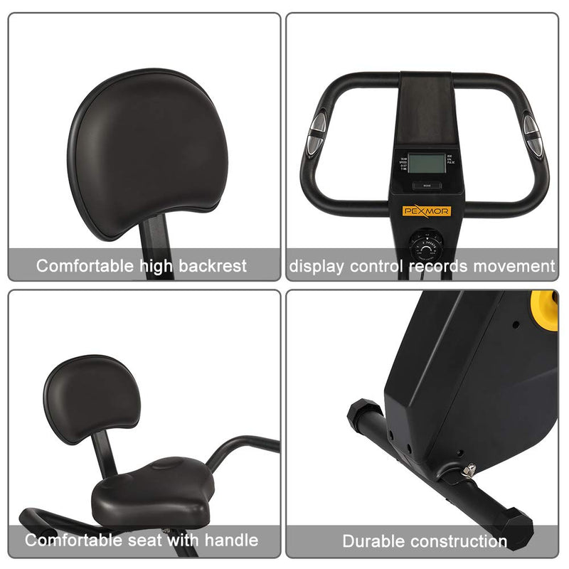 Load image into Gallery viewer, PEXMOR Folding Exercise Bike Adjustable