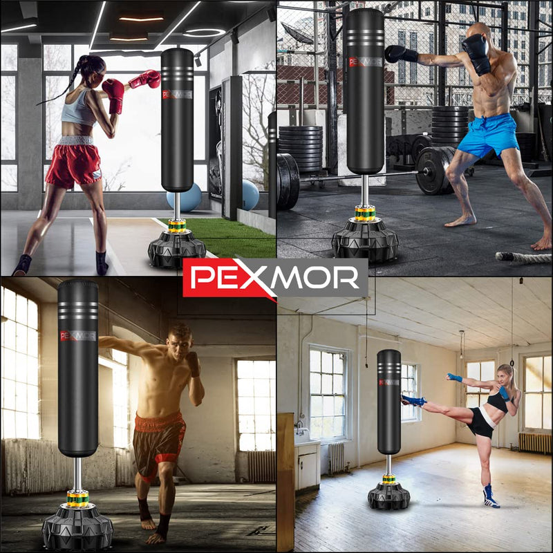 Load image into Gallery viewer, PEXMOR Freestanding Punching Bag Heavy Duty with Vibration Absorption