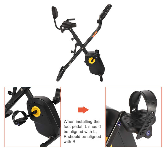 PEXMOR Folding Exercise Bike Adjustable