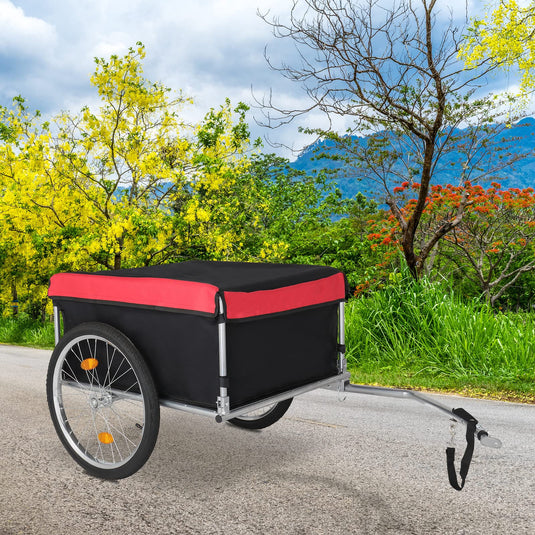 PEXMOR Bike Cargo Trailer Foldable Bicycle Cart Bike Wagon Trailer