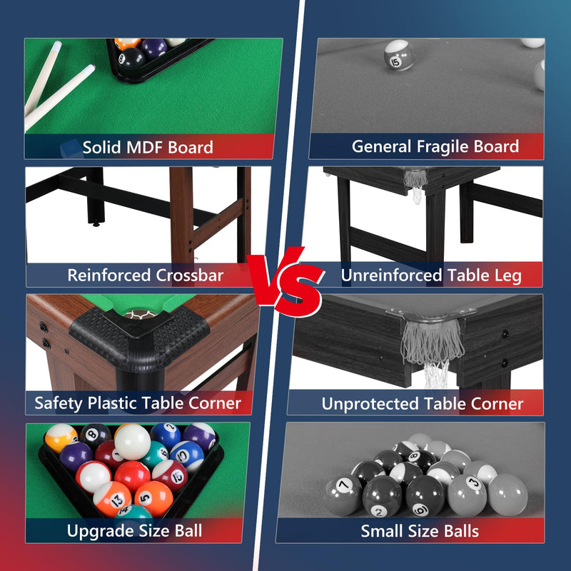 Load image into Gallery viewer, PEXMOR 44" Portable Folding Pool Table