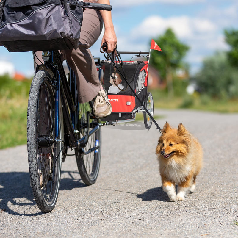 Load image into Gallery viewer, PEXMOR 2-in-1 Kids Bike Trailer Carrier