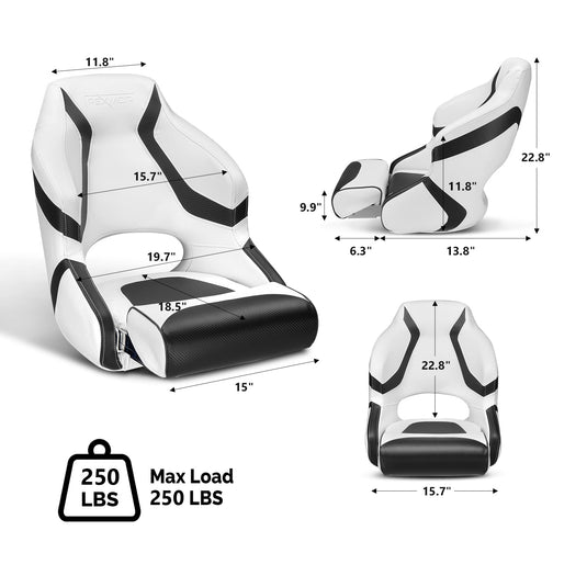 PEXMOR Boat Seats Waterproof with Cover