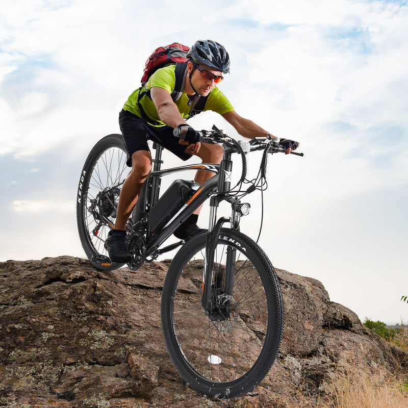 Load image into Gallery viewer, PEXMOR Adult 27.5" Electric Mountain Bike 500W 20Mph with Removable Battery