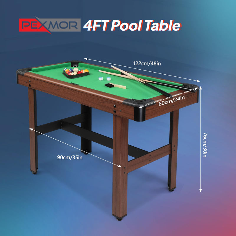 Load image into Gallery viewer, PEXMOR 44" Portable Folding Pool Table