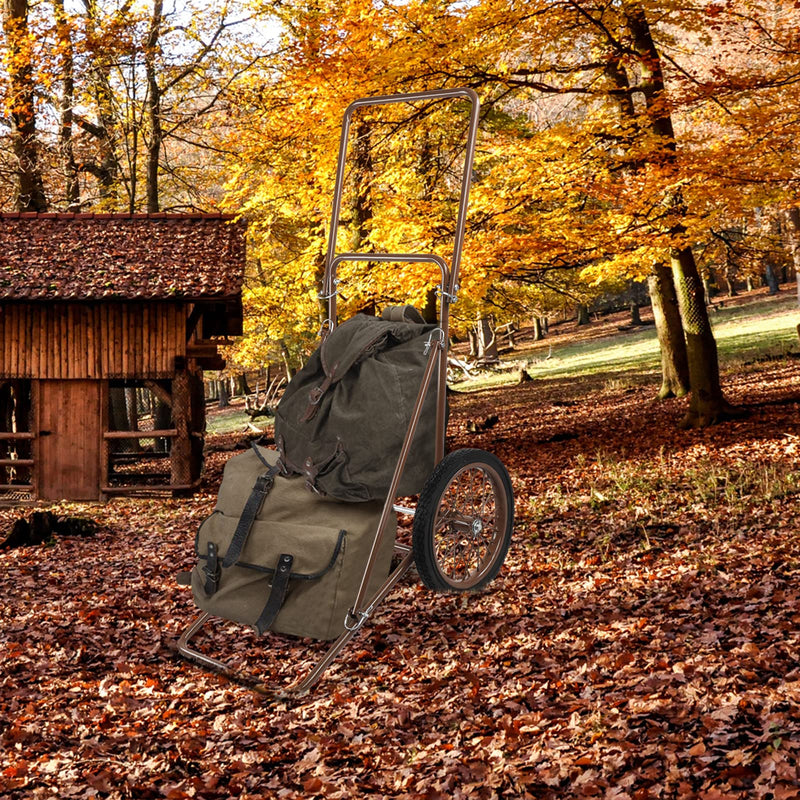 Load image into Gallery viewer, PEXMOR Folding Deer Cart 500lbs with 17'' Wheels