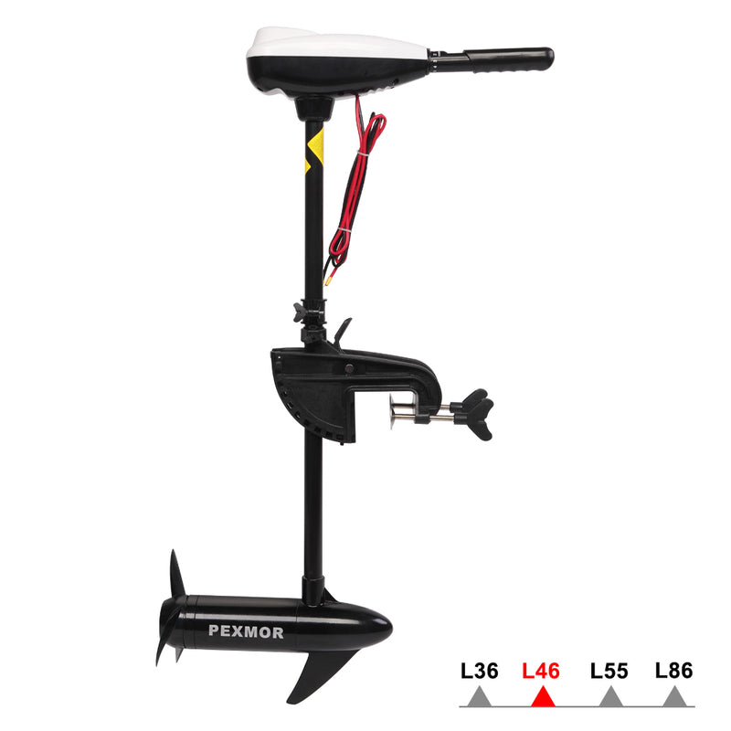 Load image into Gallery viewer, PEXMOR Thrust Saltwater Transom Mounted Trolling Electric Trolling Motor w/LED Battery Indicator