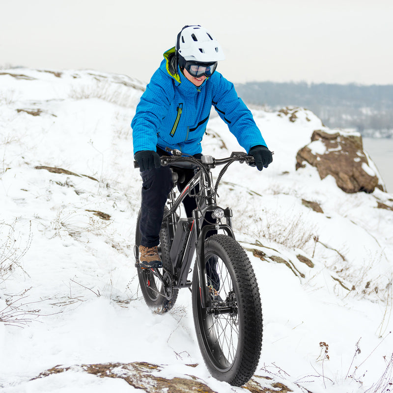 Load image into Gallery viewer, PEXMOR 26" Adults Electric Mountain Bike 500W 20Mph with Fat Tire