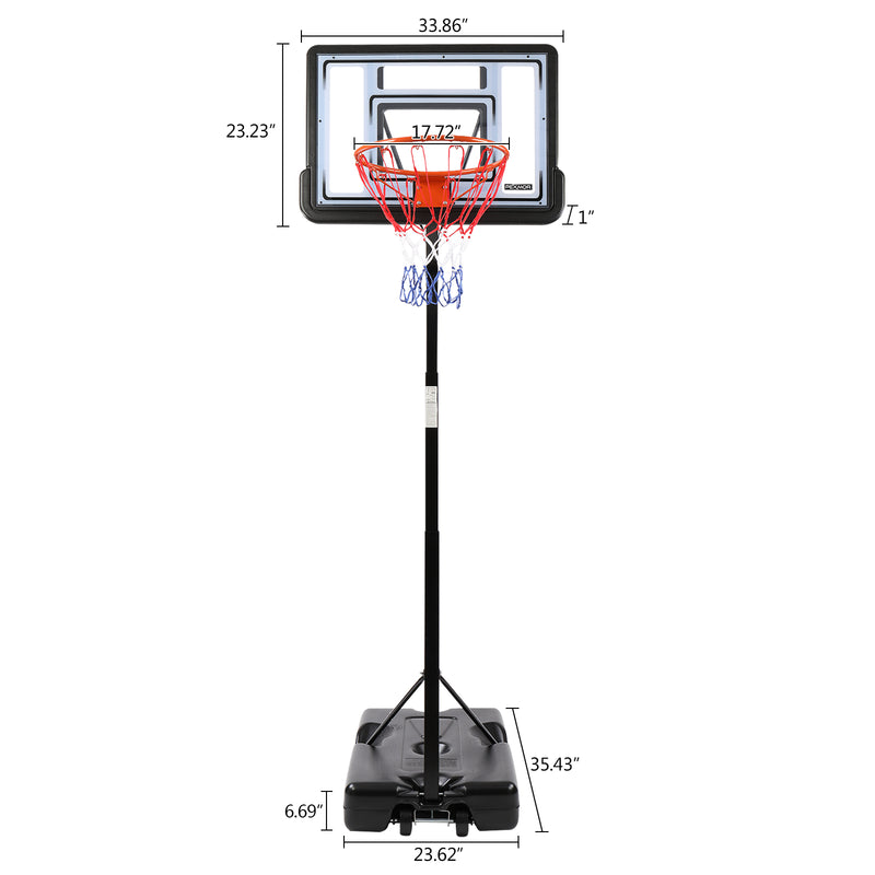 Load image into Gallery viewer, PEXMOR Portable Basketball Hoop 7-10FT