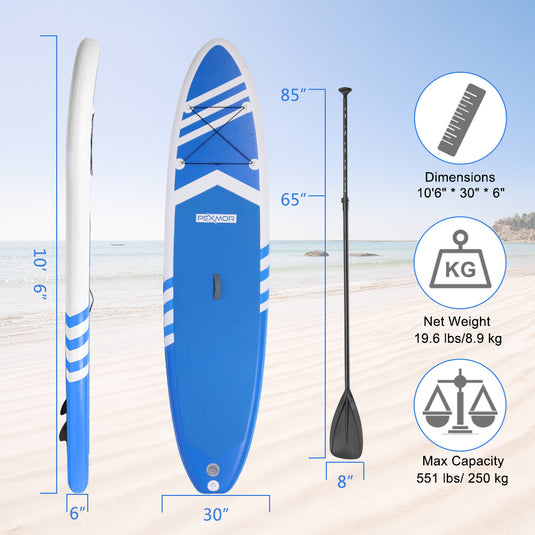 PEXMOR Inflatable Stand Up Paddle board SUP