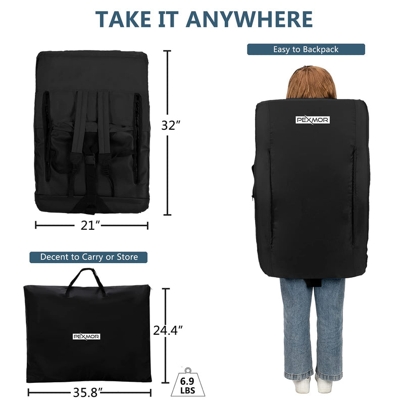 Load image into Gallery viewer, PEXMOR Portable Bleachers Padded Seats with Bags