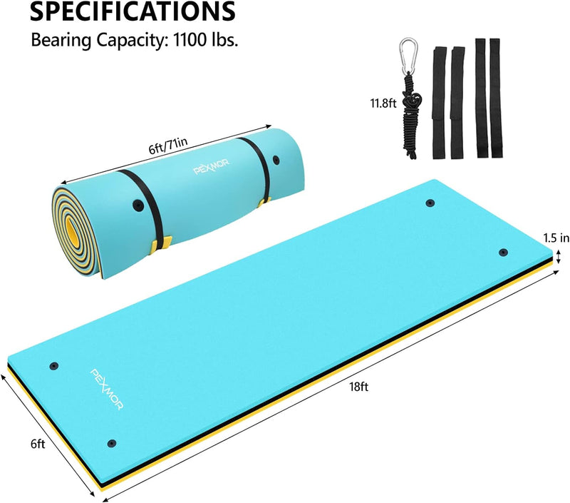 Load image into Gallery viewer, PEXMOR Foam Floating Water Mat
