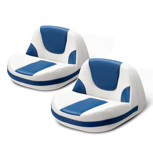 PEXMOR 2pc Fishing Boat Seats with Back Waterproof Soft Cushion