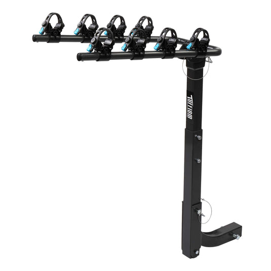 PEXMOR 3/4 Bike Foldable Bicycle Carrier Rack Hitch Mount Rack With Receiver