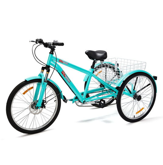 multi speed 3 wheel bicycle PEXMOR 7-Speed Mountain Tricycle Adults – Pexmor
