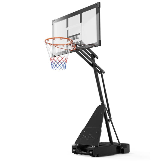 PEXMOR Adjustable 10FT Portable Basketball Hoop with Fillable Base & Wheels