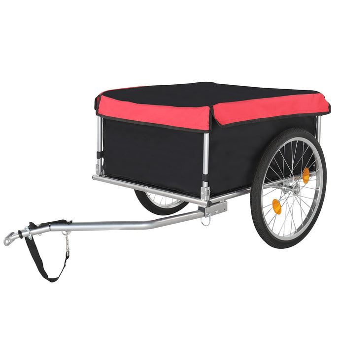 PEXMOR Bicycle Luggage Wagon Trailer Foldable Bike Cargo Trailer