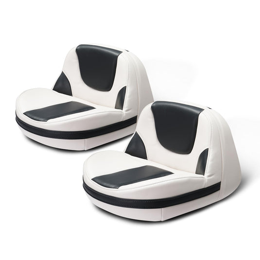 PEXMOR 2pc Fishing Boat Seats with Back Waterproof Soft Cushion