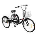 PEXMOR 24/26 Inch 7 SpeedAdult Tricycle Green/Red/Black/Blue