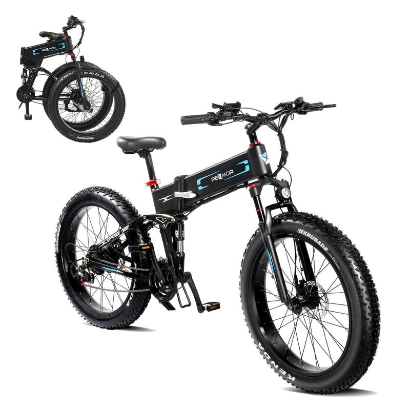 Load image into Gallery viewer, PEXMOR 26&quot; Electric Bike 750W Electric Bicycle Folding Ebike
