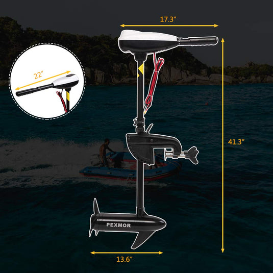 PEXMOR Electric Trolling Motors Thrust